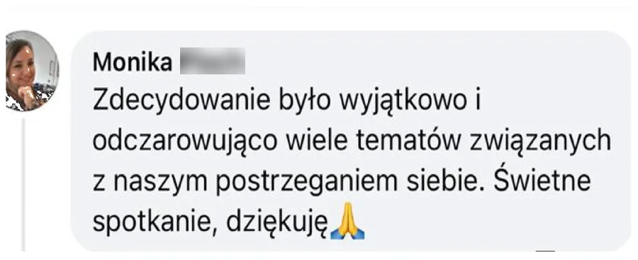 Opinia o szkoleniu Renaty Tupek-Sienickiej