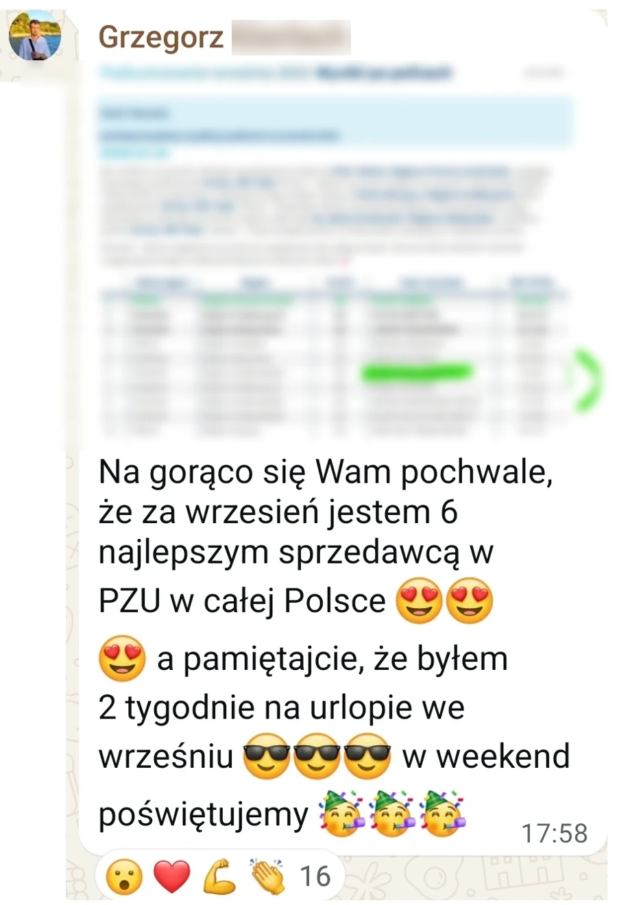 Opinia o szkoleniu Renaty Tupek-Sienickiej